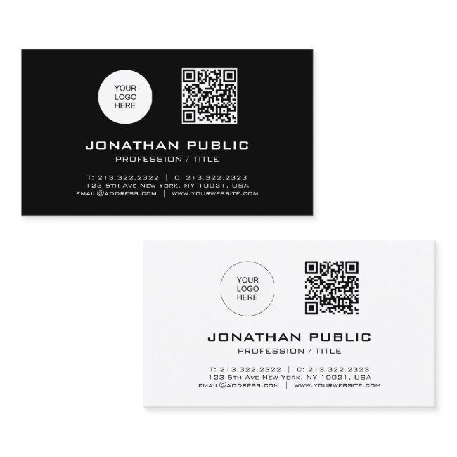 QR Code Professional Modern Template Barcode