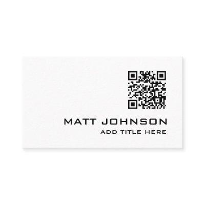 QR Code Professional Modern White