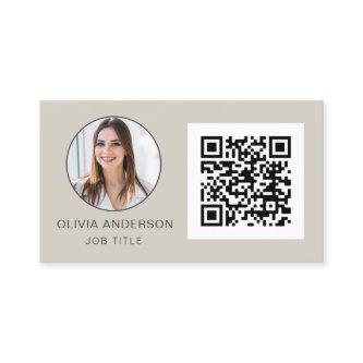 QR Code Professional Photo Terra Cotta Earth Tone