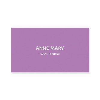QR Code Purple White Lavender Modern Professional