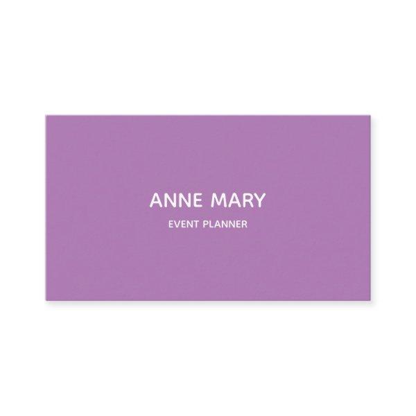QR Code Purple White Lavender Modern Professional