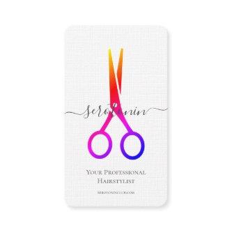 QR Code Scissor Hairstylist