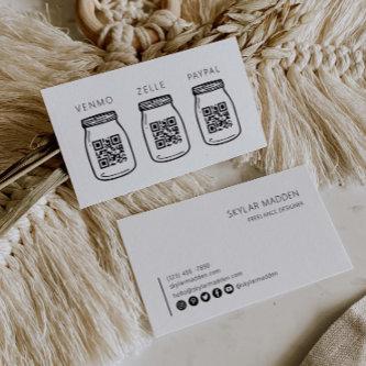 QR Code Small  Cash Payment Scan Tips