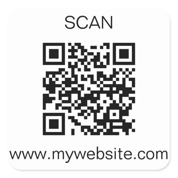 QR code Sticker