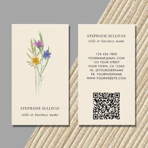 QR Code Wildflower Professional