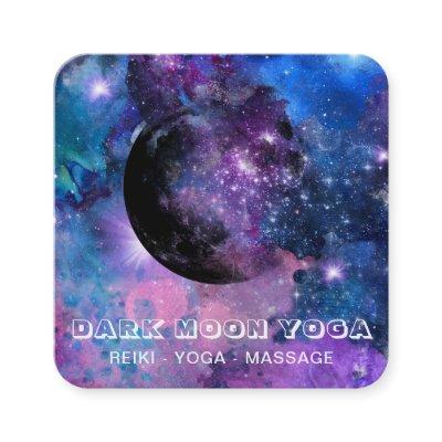 *~* QR Cosmic Luna Stars dark MOON Lunar Celestial Square