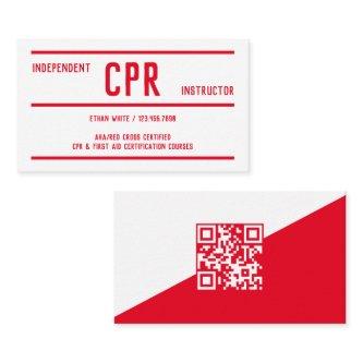 QR CPR Training & First Aid Instructor