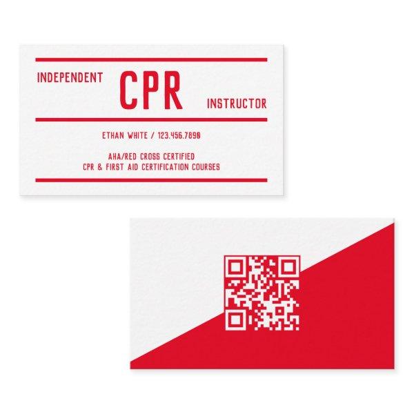 QR CPR Training & First Aid Instructor