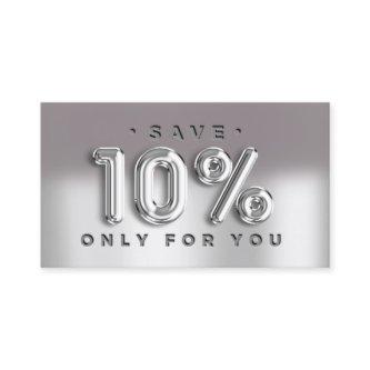 QRCODE 10%OFF Discount Online Shop Silver Gray
