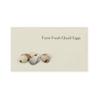 Quail eggs