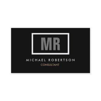Quality Black Grey Monogram Unique