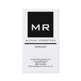 Quality Black White Monogram Elegant Unique