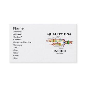 Quality DNA Inside (DNA Replication)