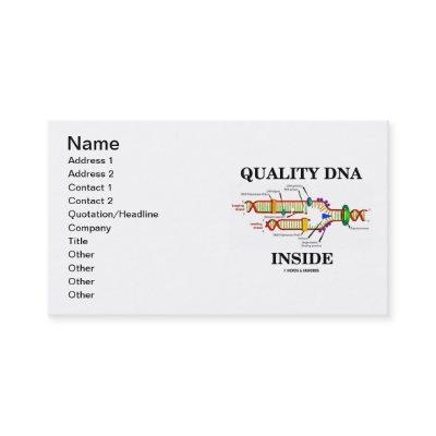 Quality DNA Inside (DNA Replication)