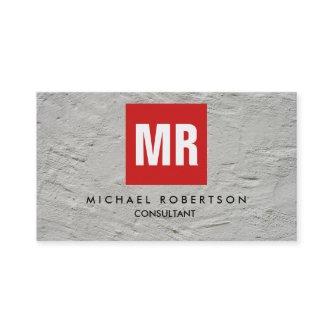 Quality Grey Wall Red Square Monogram Unique