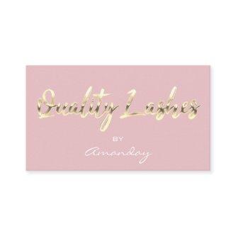 Quality Lash Extension QRCode Logo Rose Gold