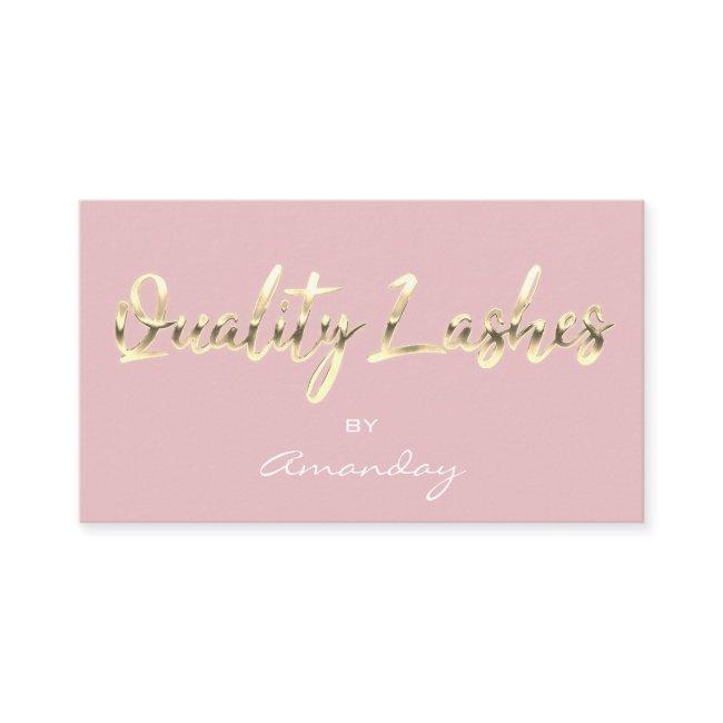 Quality Lash Extension QRCode Logo Rose Gold