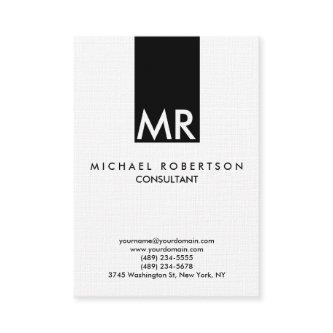 Quality Linen Special Monogram Unique Clear