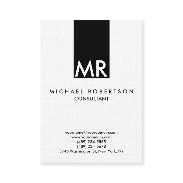 Quality Linen Special Monogram Unique Clear