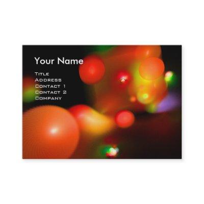 QUANTUM BUBBLES  MONOGRAM Vibrant red orange black