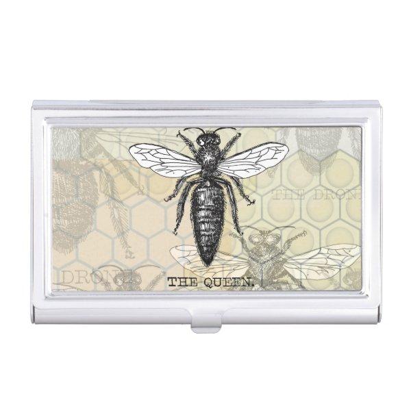 Queen Bee Bug Insect Antique Illustration  Holder