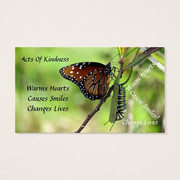 Queen Butterfly Random Acts of Kindness Card