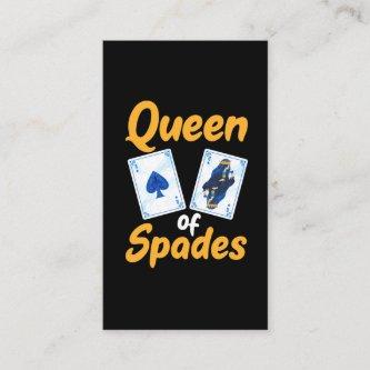 Queen of Spades Table Gambling Card Gamer