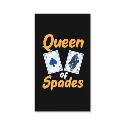 Queen of Spades Table Gambling Card Gamer