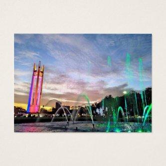 Quezon Memorial Circle Park Quezon City at Night F