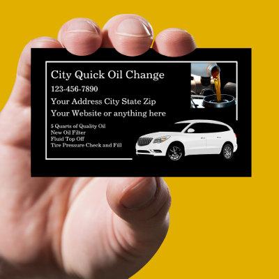 Quick Oil Change Automotive Service