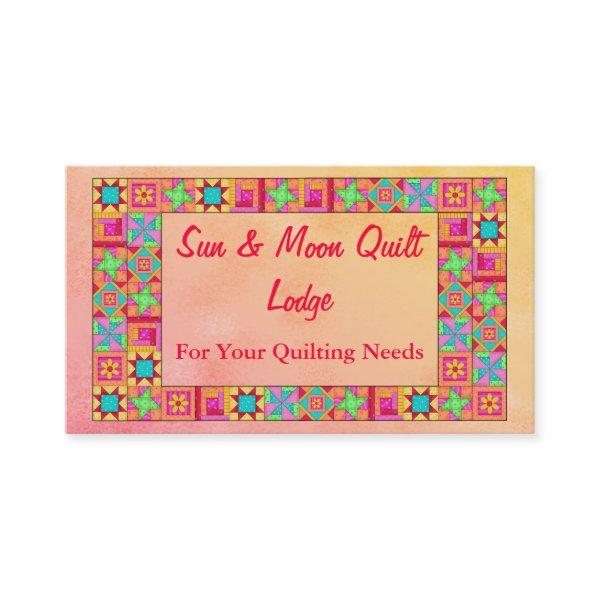 Quilt Block Art Patchwork Border Promotion