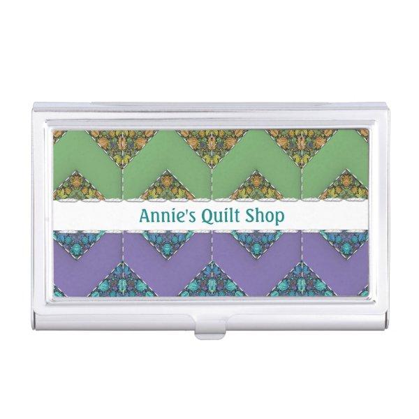 Quilt Shop or Hobbyist Chevron Quilt  Case