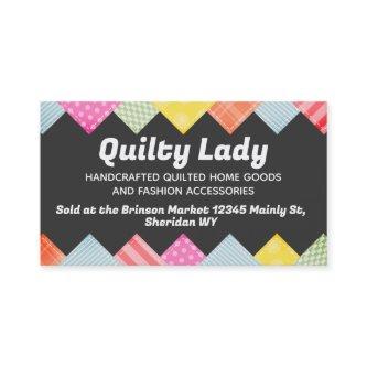 Quilting sewing fabric swatches crafts biz cards