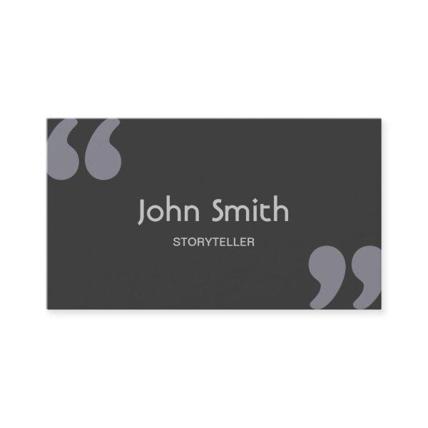 Quotation Marks Storyteller