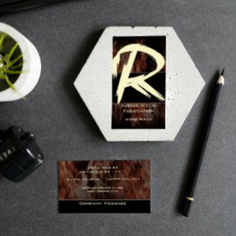 R Flame Monogram