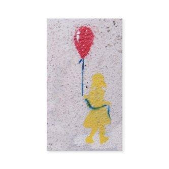 r.i.p. stencil : girl with the red balloon