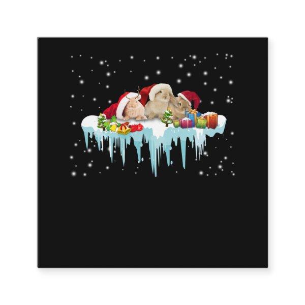 Rabbit Gift | Three Rabbit Really Lovely Christmas Square