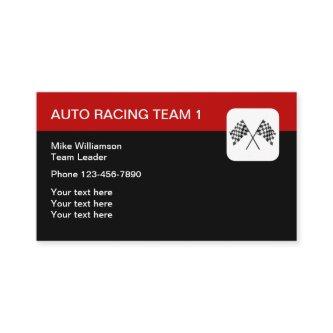 Racing Team Design