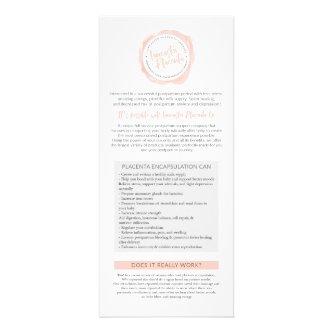 Rack Cards for Lancaster Placenta Co.