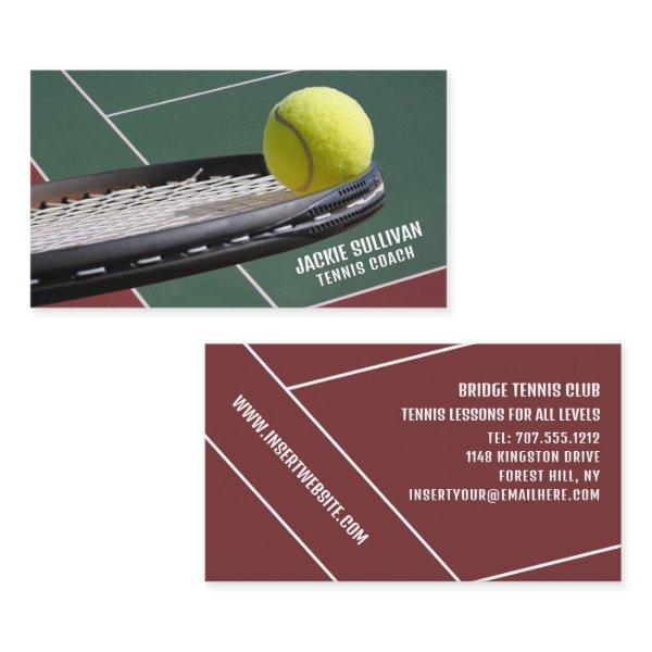 Racket & Ball, Tennis Player/Coach/Instructor