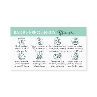 Radio Frequency Skin Tighten Aftercare green