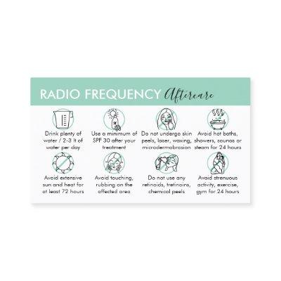 Radio Frequency Skin Tighten Aftercare green