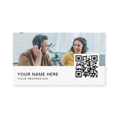 Radio Host  QR Code  Business Car