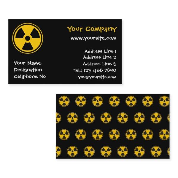 Radioactivity Warning