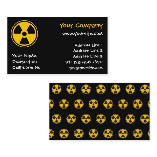 Radioactivity Warning