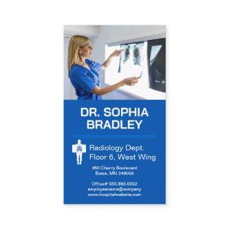 Radiologist Examining Patient X-ray