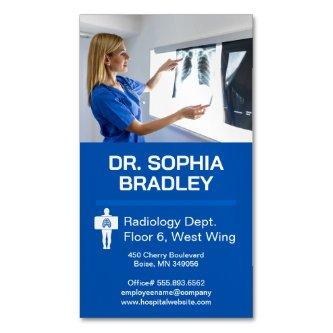 Radiologist Examining Patient X-ray  Magnet