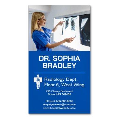 Radiologist Examining Patient X-ray  Magnet