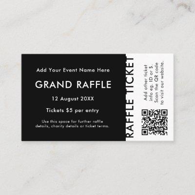 Raffle Ticket | QR Code Prize Draw Event Ticket