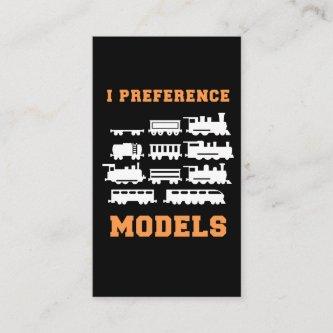Railroad Train Lover I preference Models